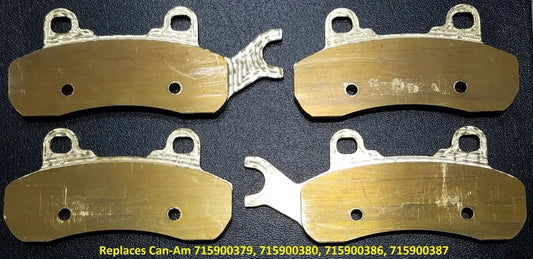 Can-Am DEFENDER HD10/XMR MAX MAX CAB ONLY� solid brass brake pads 715900379, 715900380, 715900386 and 715900387.